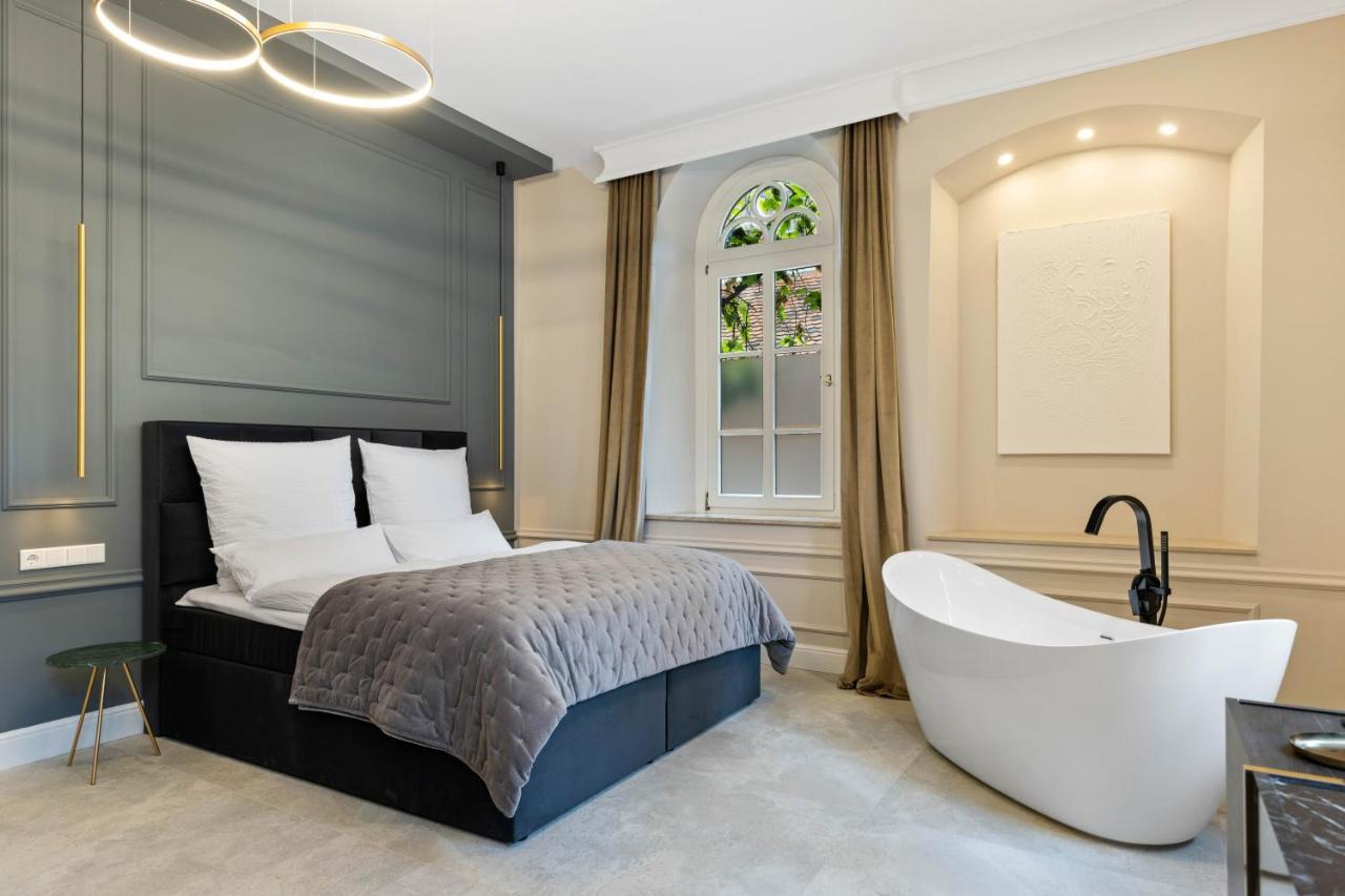 Boutique Rooms I Luxus Suite I Center I Boxspring اوغسبورغ المظهر الخارجي الصورة